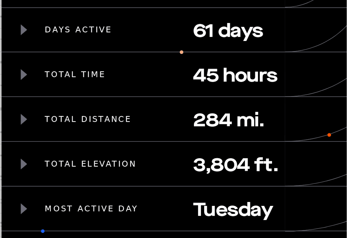 My 2019 Strava Stats